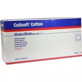 CUTISOFT Bavlna Compr.10x20 cm ster.8x, 25X2 St