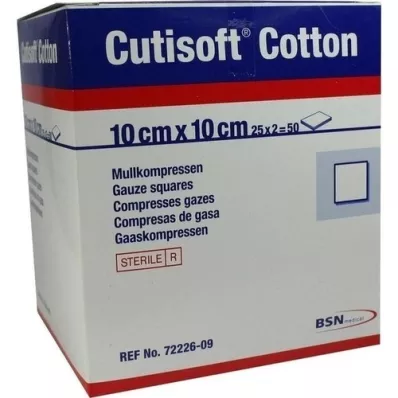 CUTISOFT Bavlna Compr.10x10 cm ster.12x, 25X2 St