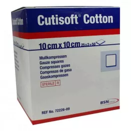 CUTISOFT Bavlna Compr.10x10 cm ster.12x, 25X2 St