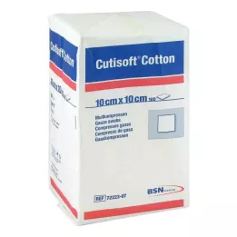 CUTISOFT Bavlna Compr.10x10 cm unster.12x, 100 ks