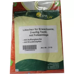 LÄTZCHEN Nástavec s kapsou, oboustranný tex. s fol. lisovacími čepy, 1 ks