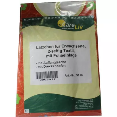 LÄTZCHEN Nástavec s kapsou, oboustranný tex. s fol. lisovacími čepy, 1 ks