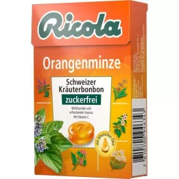 RICOLA o.Z.Box Pomerančové mátové bonbony, 50 g