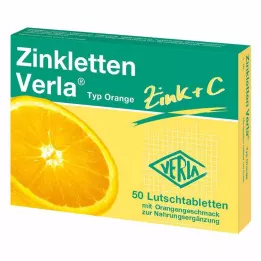 ZINKLETTEN Pastilky Verla Orange, 50 ks