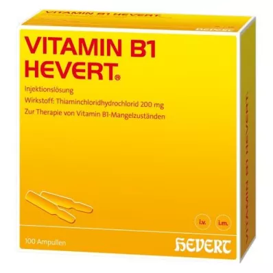 VITAMIN B1 HEVERT ampule, 100 ks