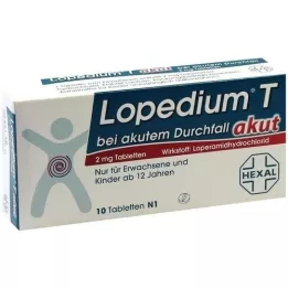 LOPEDIUM T akutní pro akutní průjem tablety, 10 ks
