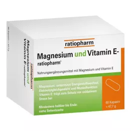 MAGNESIUM UND VITAMIN E-ratiopharm kapsle, 60 ks