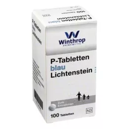 P TABLETTEN modrá s roztečí 8 mm, 100 ks