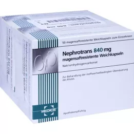 NEPHROTRANS 840 mg entericky potahované tobolky, 100 ks