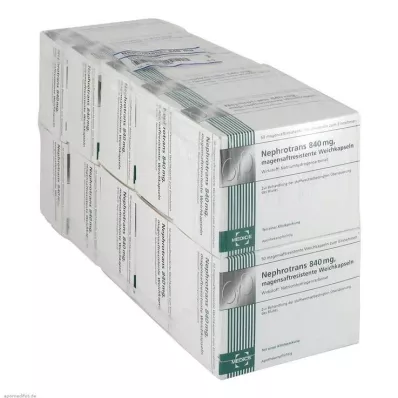 NEPHROTRANS 840 mg entericky potahované tobolky, 500 ks