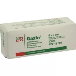 GAZIN Gáza komp.5x5 cm nesterilní 8x Op, 100 ks