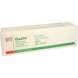 GAZIN Gáza komp.5x5 cm nesterilní 12x Op, 100 ks