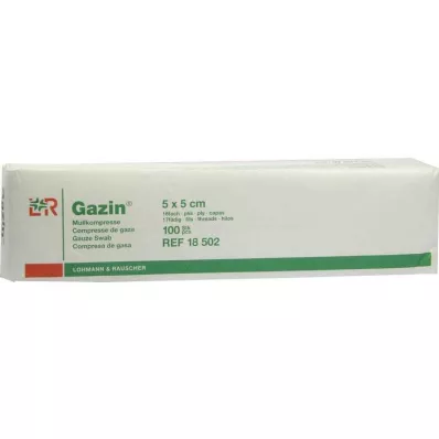GAZIN Gáza komp.5x5 cm nesterilní 16x Op, 100 ks GAZIN Gáza komp.5x5 cm nesterilní 16x Op, 100 ks