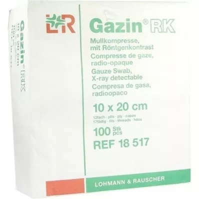 GAZIN Gáza komp.10x20 cm nesterilní 12x RK, 100 ks