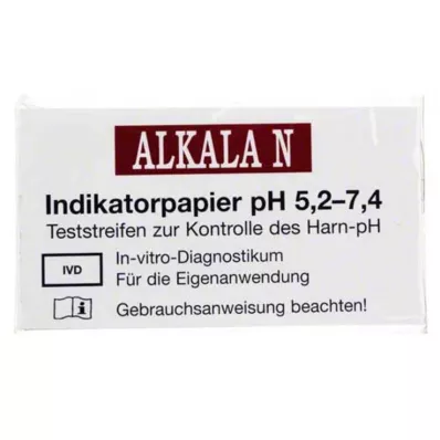 ALKALA N pH indikátorový papír, 1 ks
