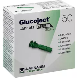 GLUCOJECT Lancety PLUS 33 G, 50 ks