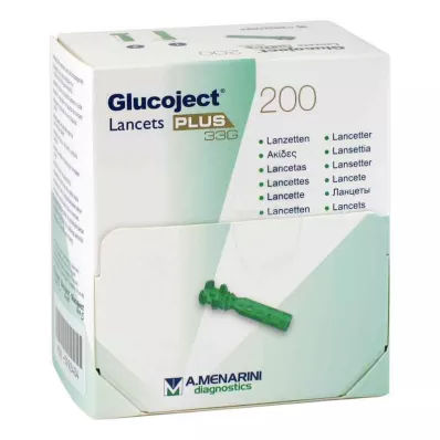 GLUCOJECT Lancety PLUS 33 G, 200 ks