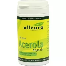 ACEROLA KAPSELN přírodní vitamin C, 120 ks