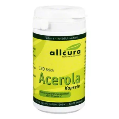 ACEROLA KAPSELN přírodní vitamin C, 120 ks