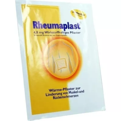 RHEUMAPLAST 4,8 mg náplast obsahující účinnou látku, 2 ks