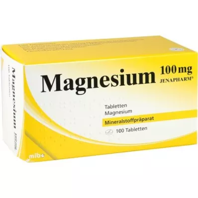 MAGNESIUM 100 mg tablety Jenapharm, 100 ks