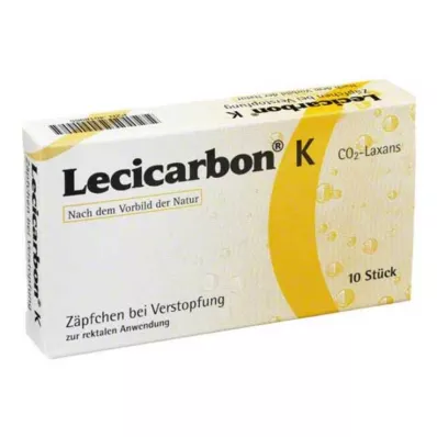 LECICARBON K CO2 Laxans dětské čípky, 10 ks LECICARBON K CO2 Laxans dětské čípky, 10 ks