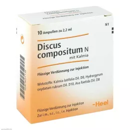 DISCUS kompozitum N s ampulemi Kalmia, 10 ks