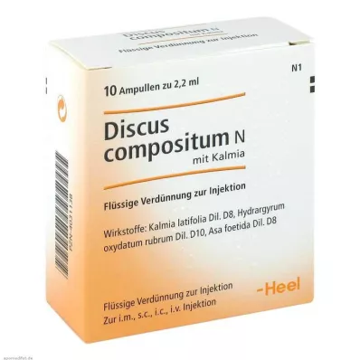 DISCUS kompozitum N s ampulemi Kalmia, 10 ks