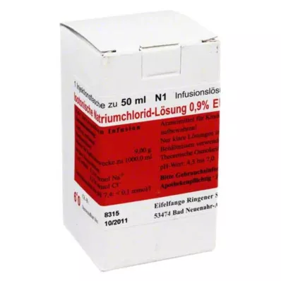 ISOTONISCHE 0,9% roztok NaCl Eifelfango, 50 ml