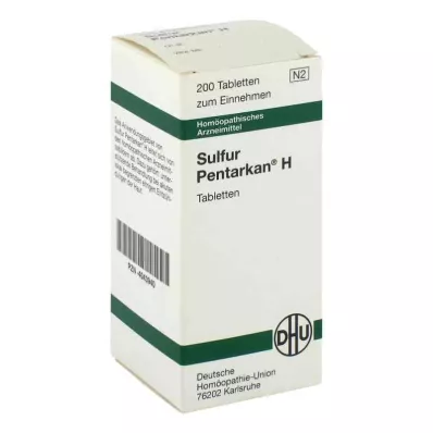 SULFUR PENTARKAN H tablety, 200 ks SULFUR PENTARKAN H tablety, 200 ks