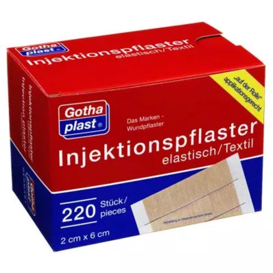 GOTHAPLAST Injekční zátky 2x6 cm, 220 ks GOTHAPLAST Injekční zátky 2x6 cm, 220 ks