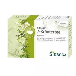 SIDROGA Filtrační sáček na 7 bylinných čajů Wellness, 20X2,0 g