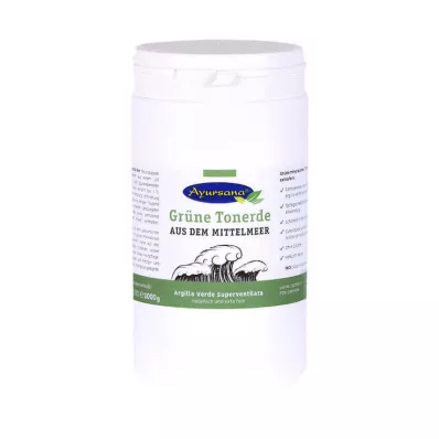 GRÜNE TONERDE Ayursana extra jemný prášek, 1 kg GRÜNE TONERDE Ayursana extra jemný prášek, 1 kg