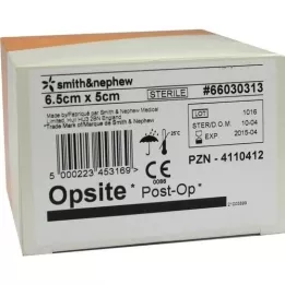 OPSITE Sloupek-OP obvaz 5x6,5 cm, 6X5 ks