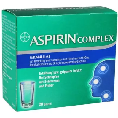 ASPIRIN COMPLEX sáček s granulemi pro přípravu suspenze k podání, 20 ks