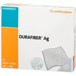 DURAFIBER Ag obvaz 10x10 cm, 10 ks