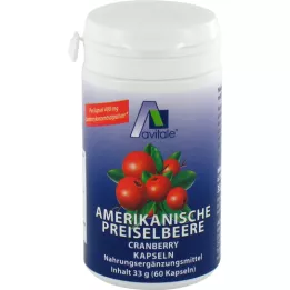 PREISELBEERE Americké 400 mg kapsle, 60 ks