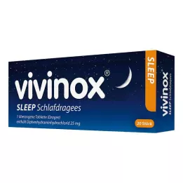 VIVINOX Pastilky Sleep Sleep potahované tablety, 20 ks