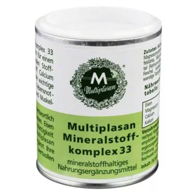 MULTIPLASAN Minerální komplex 33 tablet, 350 ks