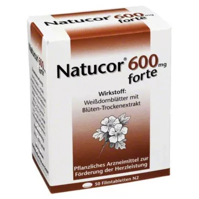 NATUCOR 600 mg forte potahované tablety, 50 ks