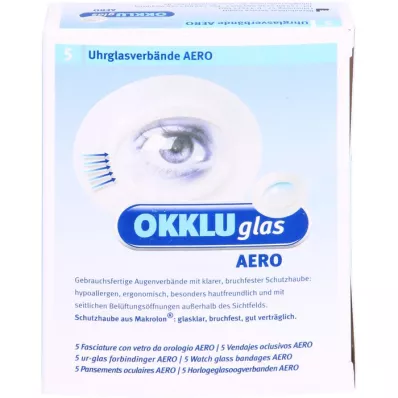 OKKLUGLAS Skleněná bandáž na hodinky Aero, 5 ks