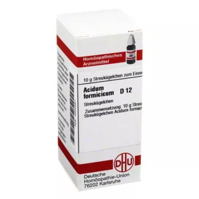 ACIDUM FORMICICUM D 12 globulí, 10 g