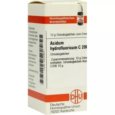 ACIDUM HYDROFLUORICUM C 200 globulí, 10 g