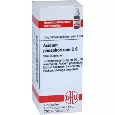 ACIDUM PHOSPHORICUM C 6 globulí, 10 g