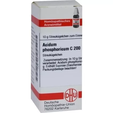 ACIDUM PHOSPHORICUM C 200 globulí, 10 g