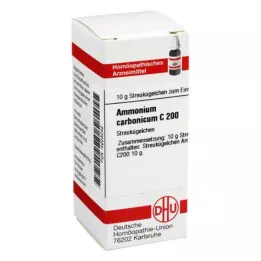 AMMONIUM CARBONICUM C 200 globulí, 10 g