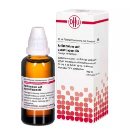ANTIMONIUM SULFURATUM aurantiacum D 6 Ředění, 50 ml