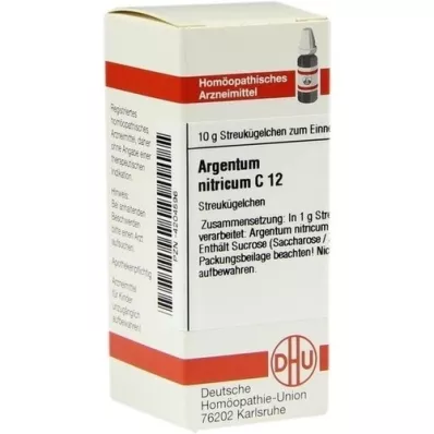 ARGENTUM NITRICUM C 12 globulí, 10 g