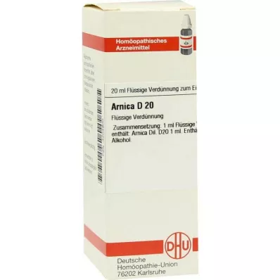 ARNICA D 20 Ředění, 20 ml