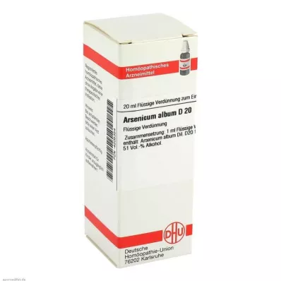 ARSENICUM ALBUM D 20 Ředění, 20 ml